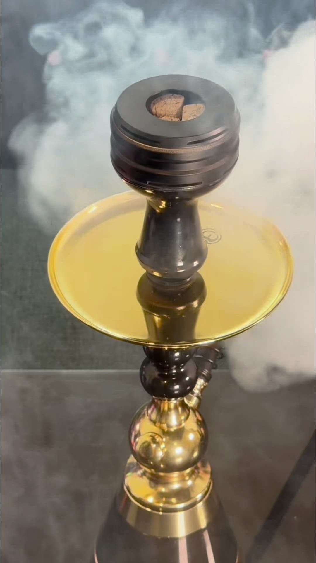 Gestore Calore Per Narghilè In Acciaio Inox - WatcHMD Con Design Orologio, Capiente Per 3 Carboni - copertina